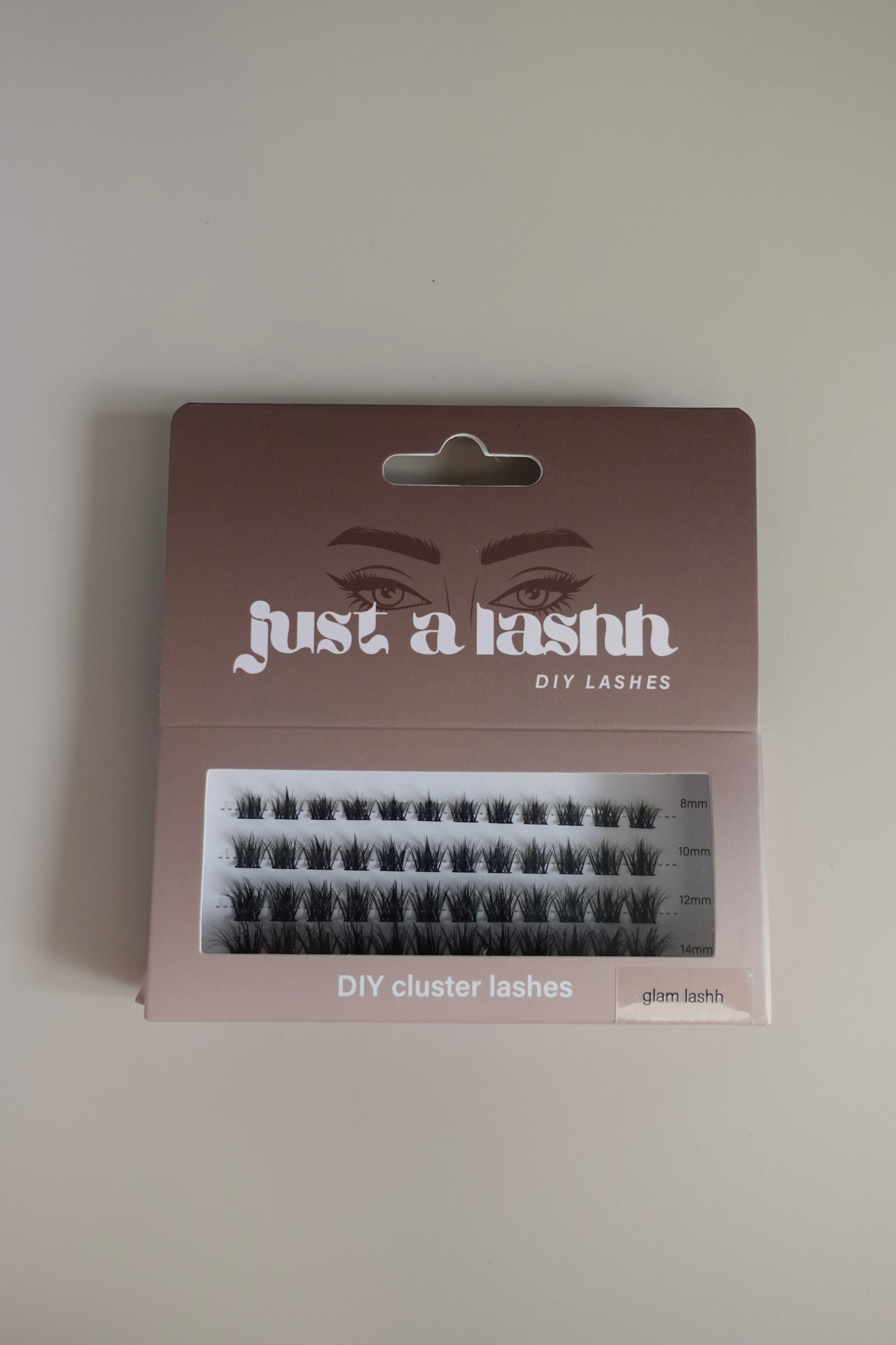 Just A Lashh DIY Cluster Lash Kit - Glam Lash - glue not included