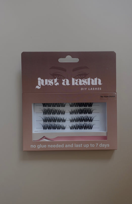 Just A Lashh Pre- Glued Lashes: No More Drama