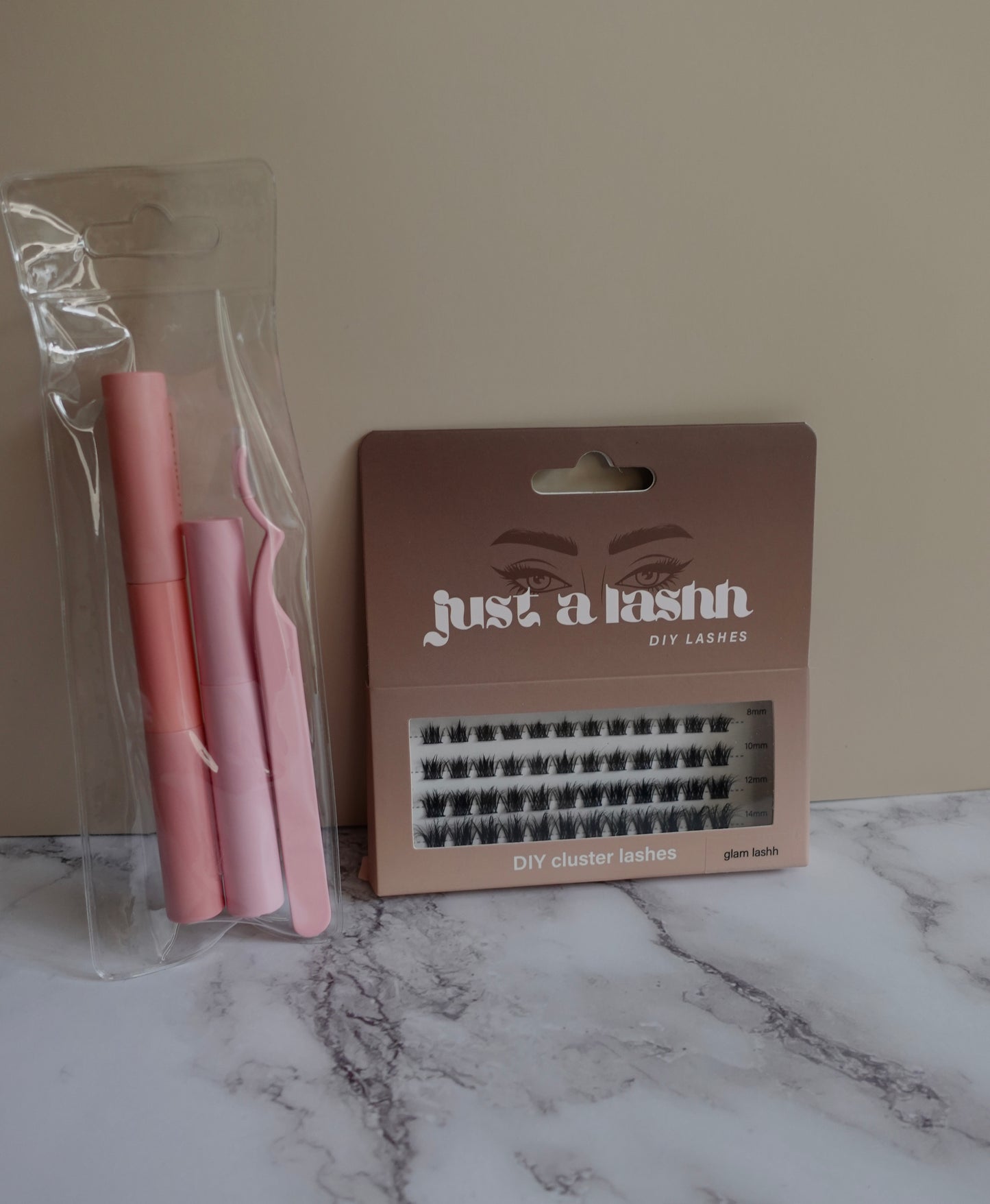 Just A Lashh DIY Cluster Lash Kit - Glam Lash - glue not included