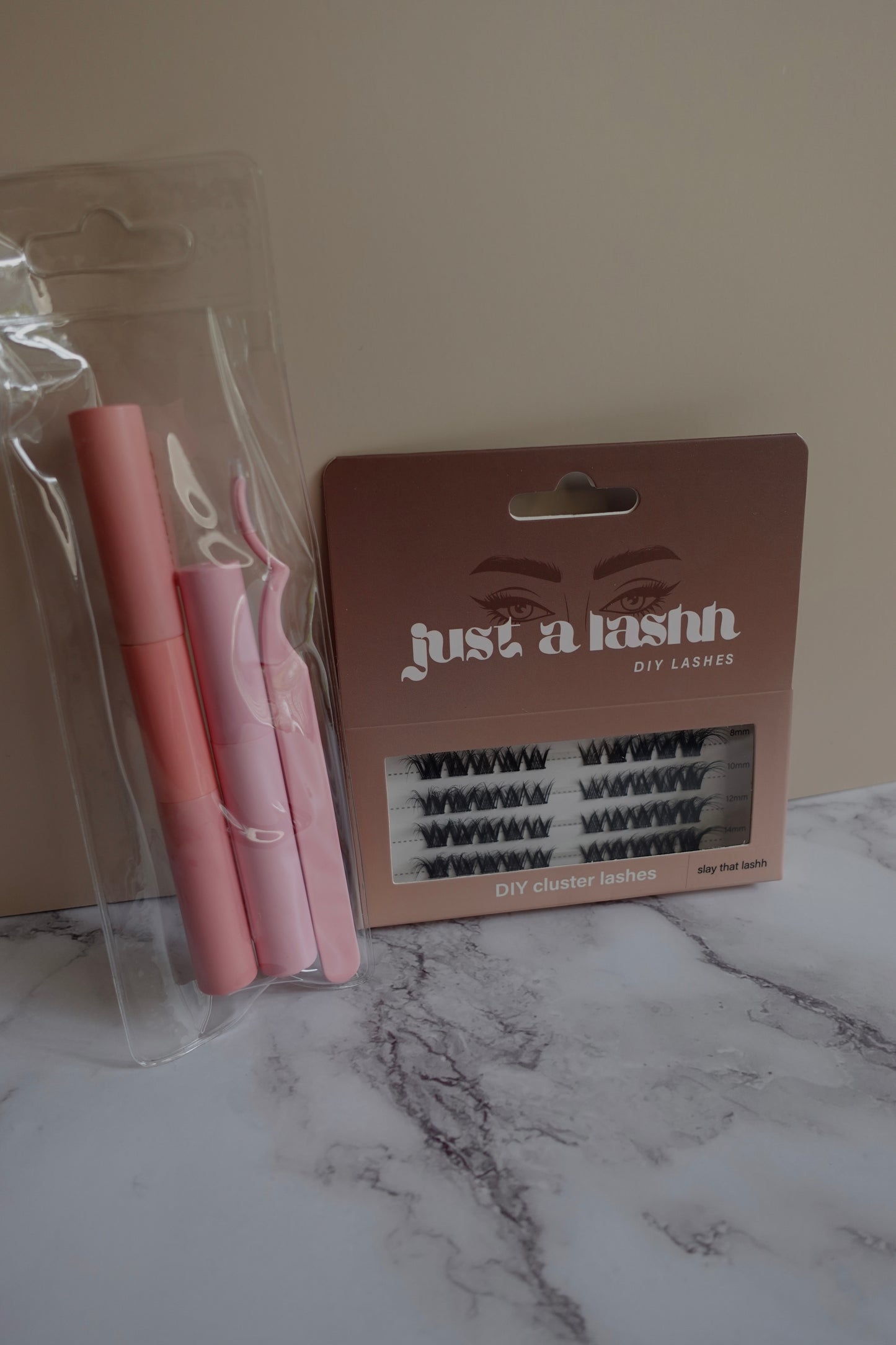 Just A Lashh DIY Cluster Lashes Kit - Slay That Lashh - glue not included