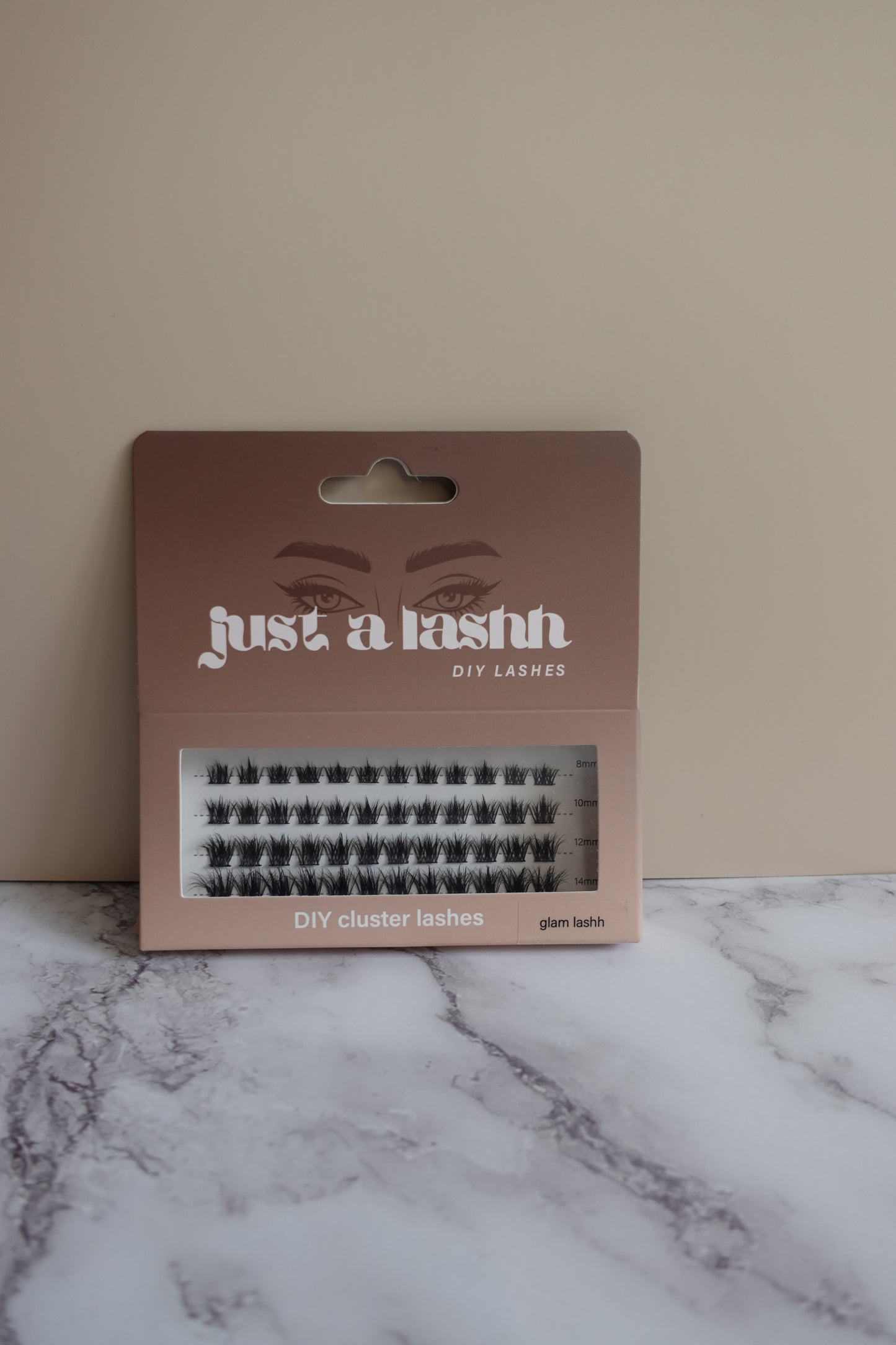 Just A Lashh DIY Cluster Lash Kit - Glam Lash - glue not included