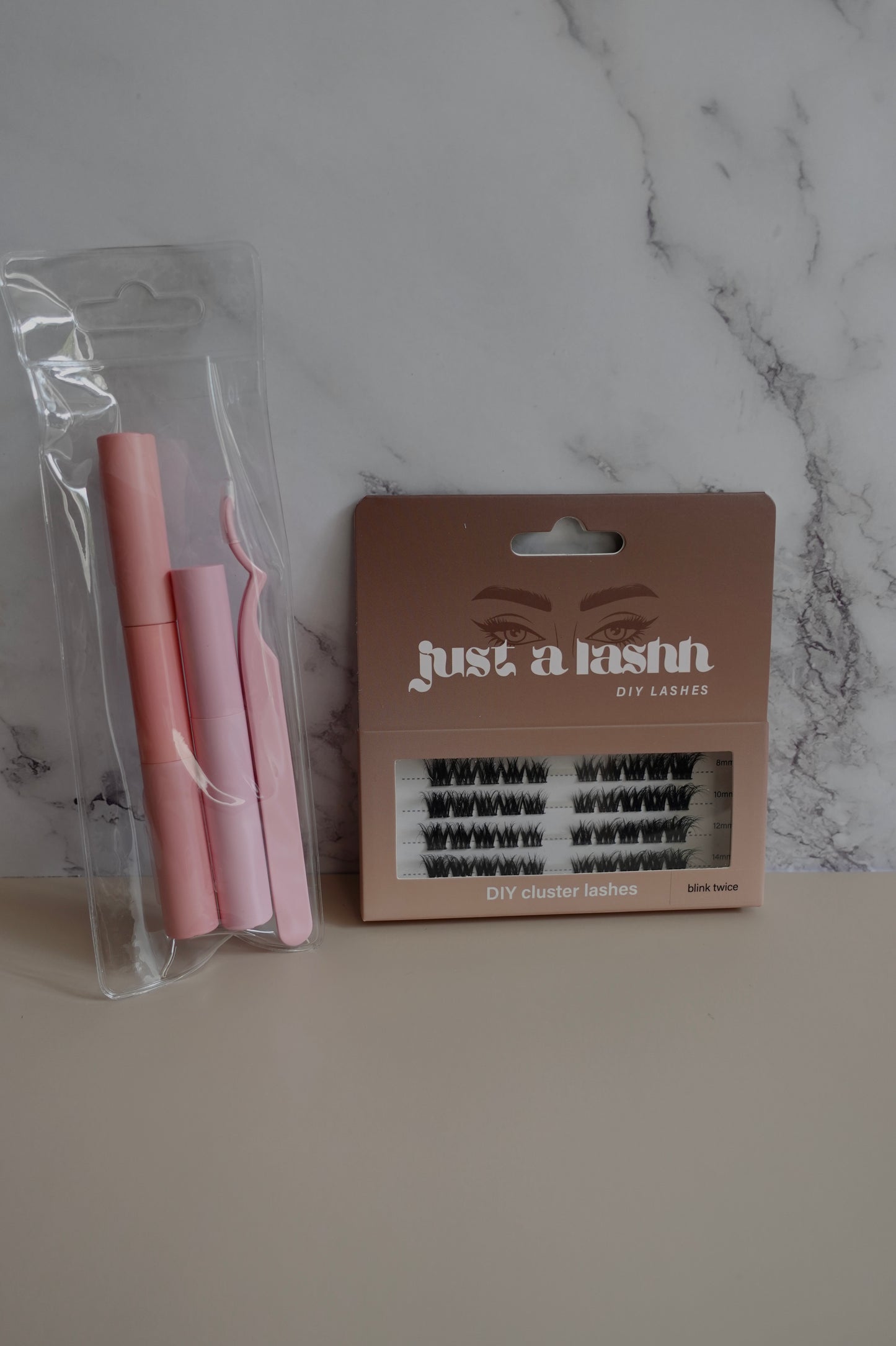Just A Lashh DIY Cluster Lashes Kit - Blink Twice - no glue included