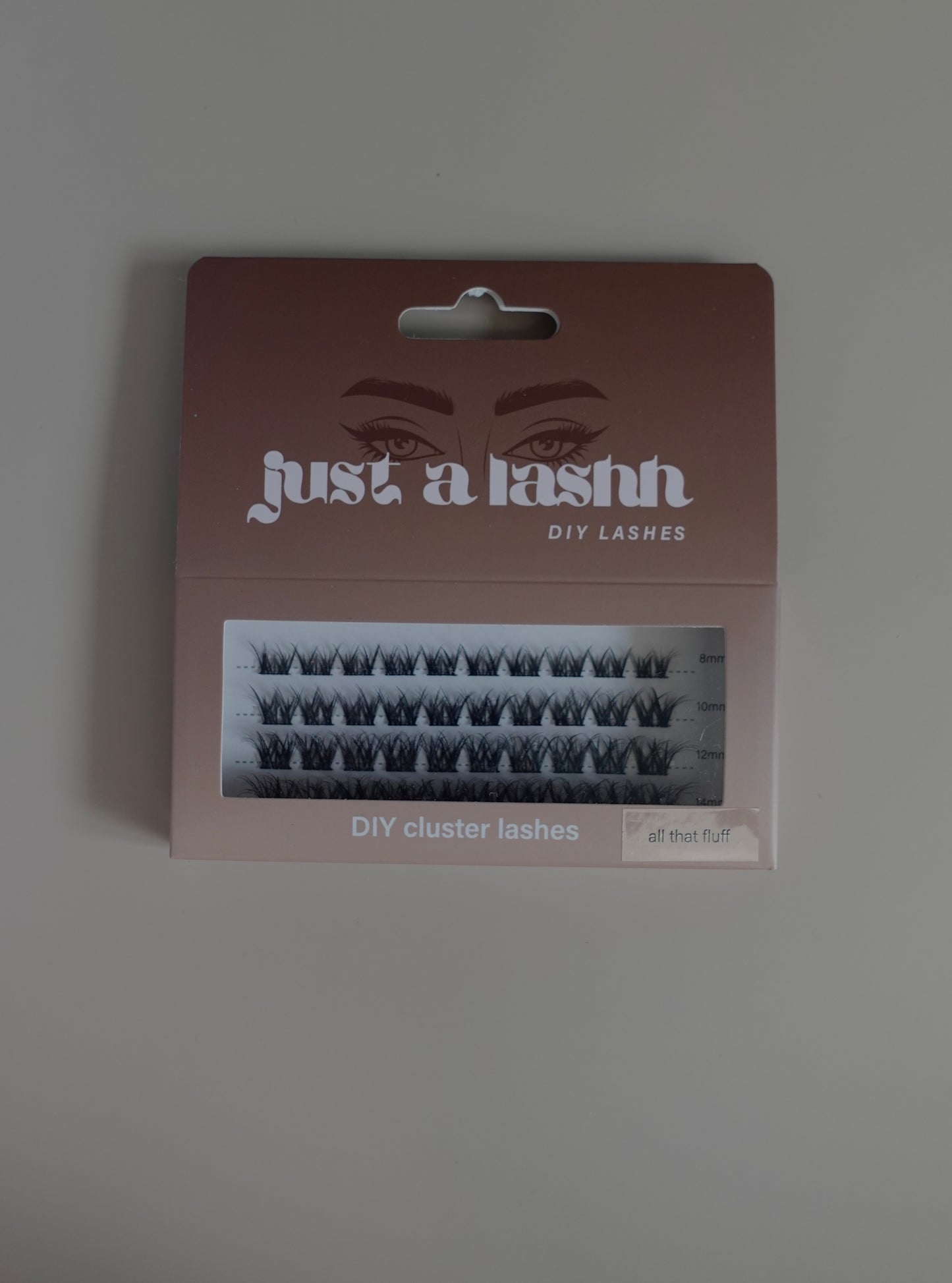 Just A Lashh DIY Cluster Lash Kit - All That Fluff - glue not included