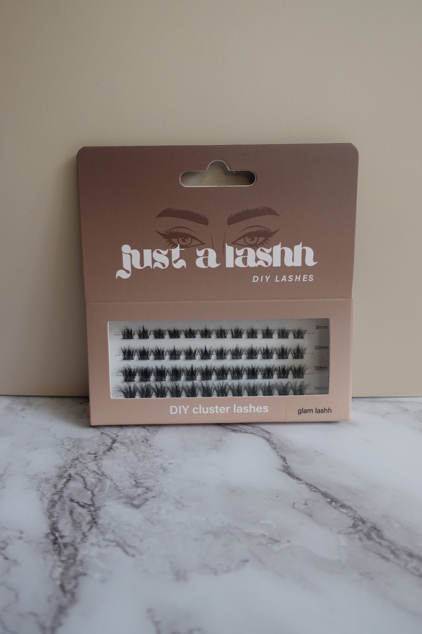 Just A Lashh DIY Cluster Lash Kit - Glam Lash - glue not included
