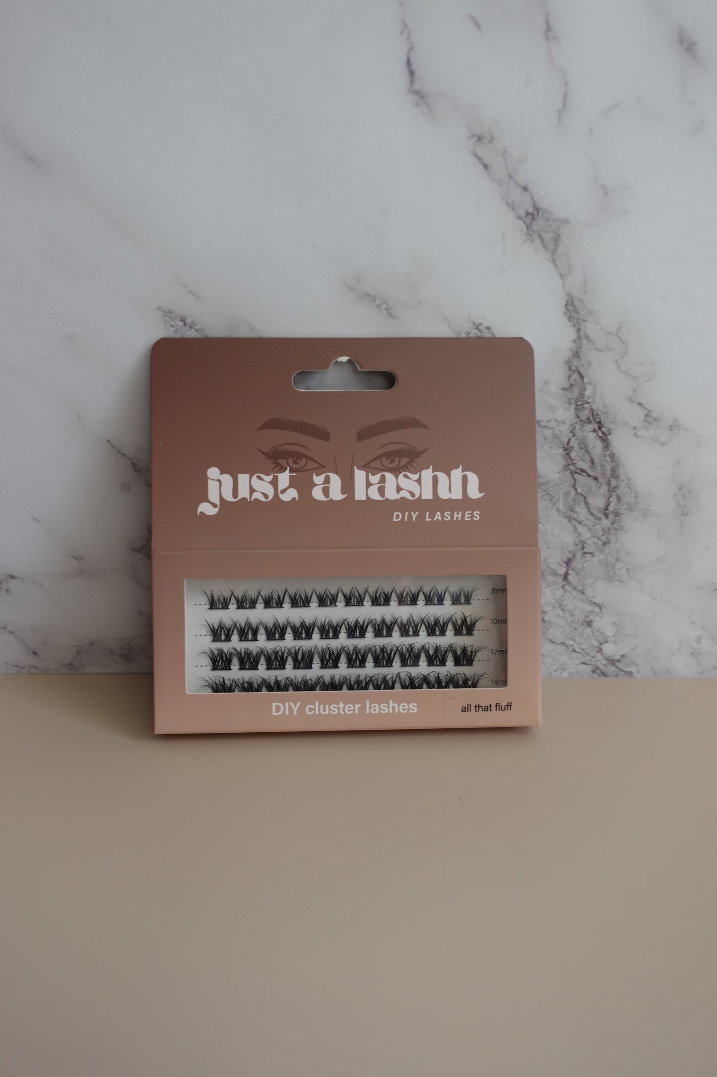 Just A Lashh DIY Cluster Lash Kit - All That Fluff - glue not included