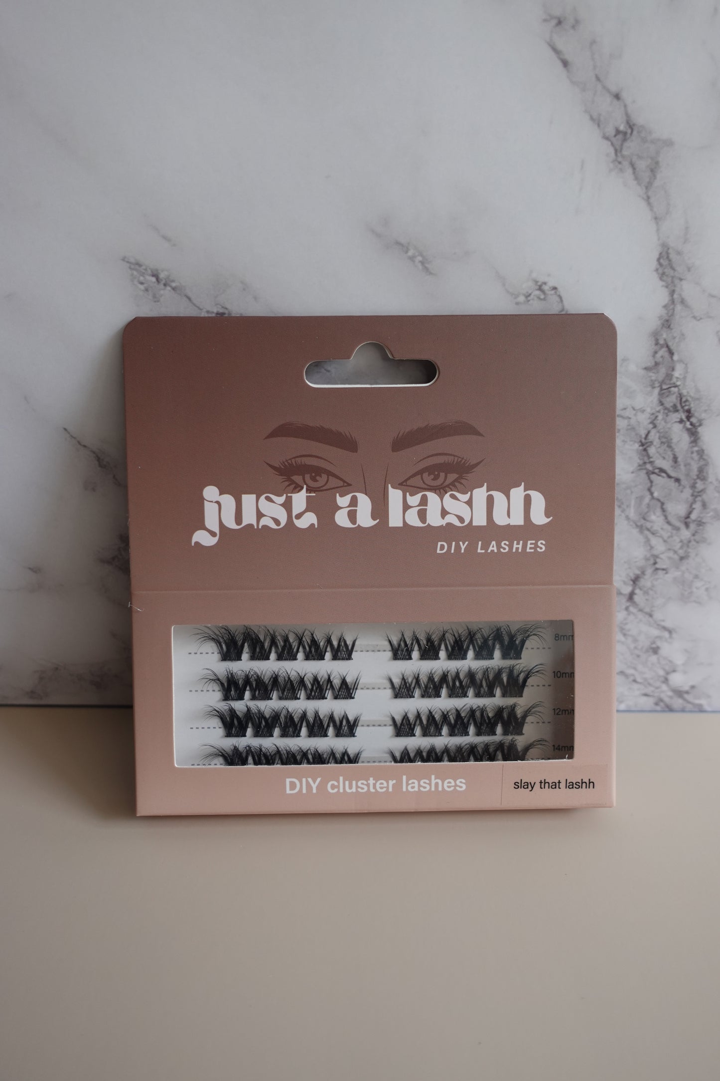 Just A Lashh DIY Cluster Lashes Kit - Slay That Lashh - glue not included