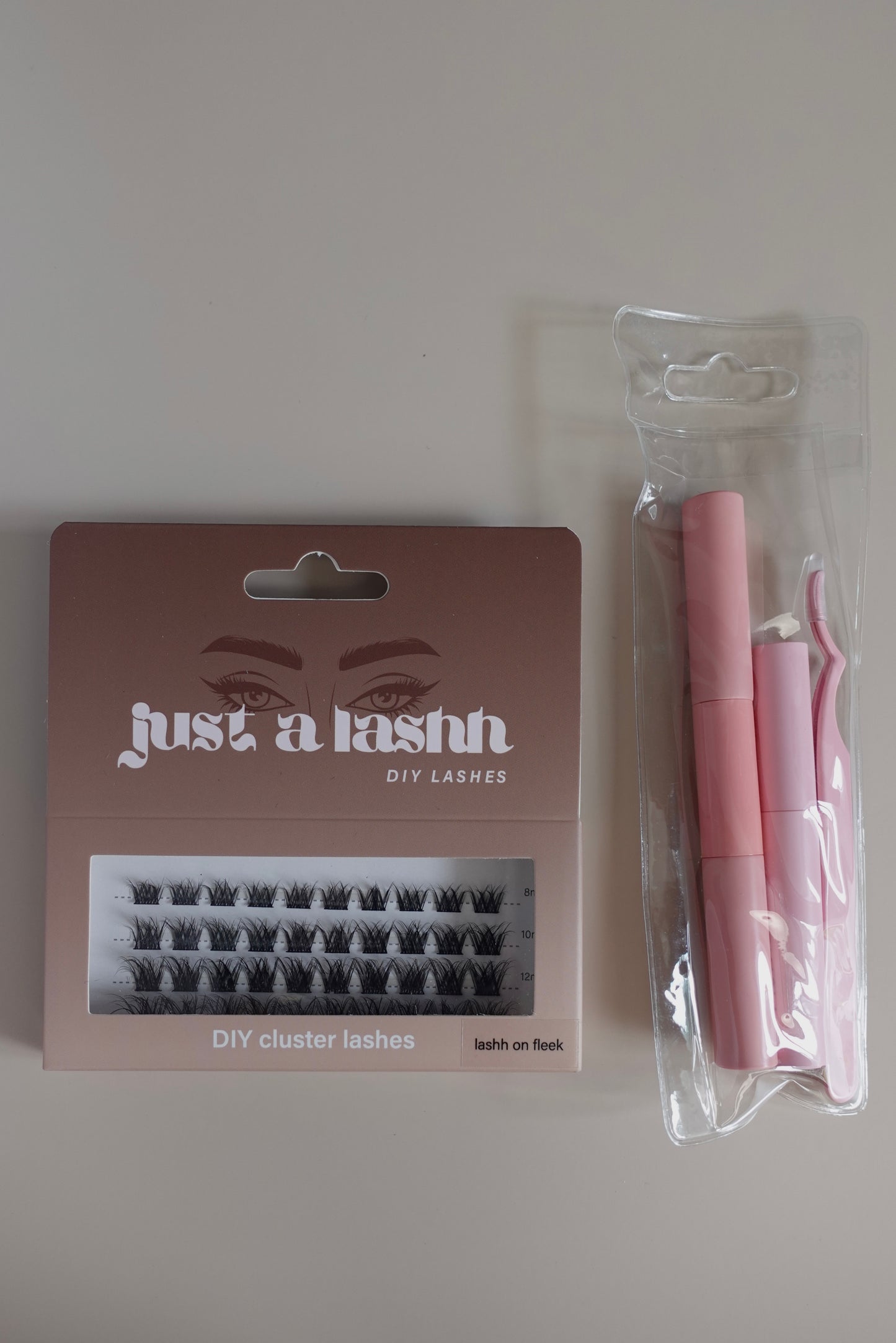 Just A Lashh DIY cluster kits - Lash on Fleek - glue not included