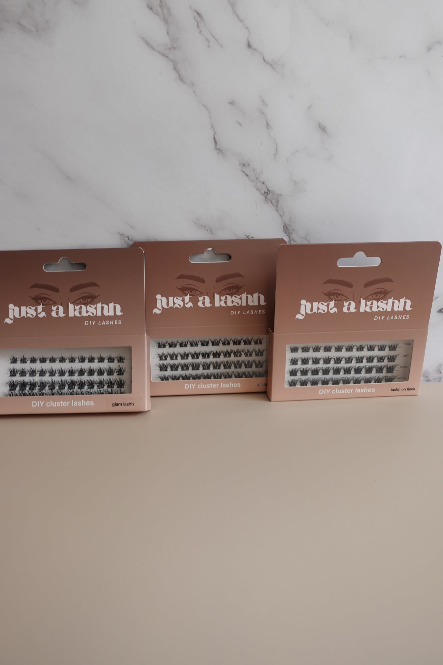 Just A Lashh DIY Cluster Lashes Kit - Blink Twice - no glue included