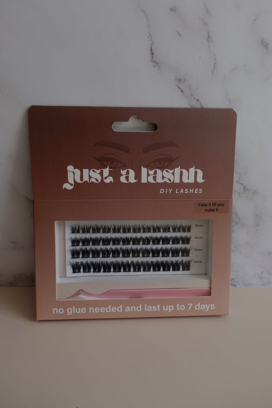 Just A Lashh Pre- Glued Lashes: Fake It Till You Make It